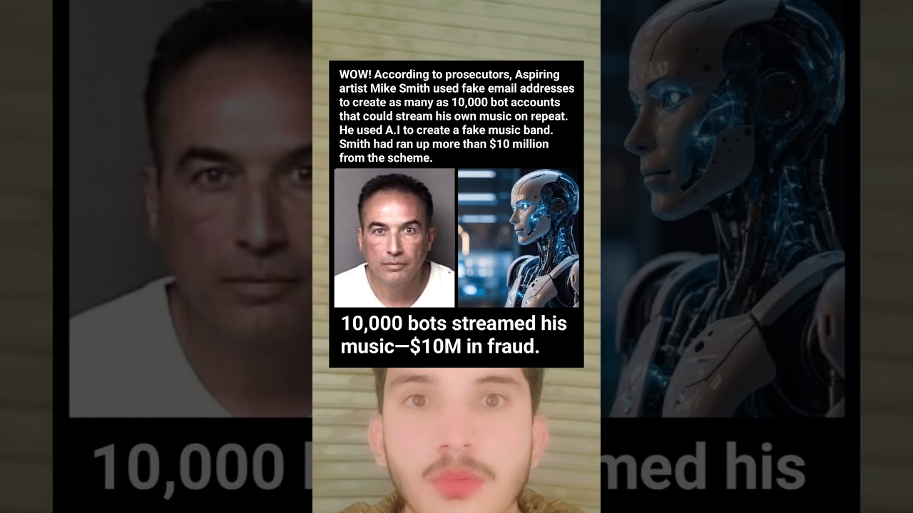 AI Music Scam EXPOSED: Prosecutors Say Michael Smith Used Bots to Steal $10M+