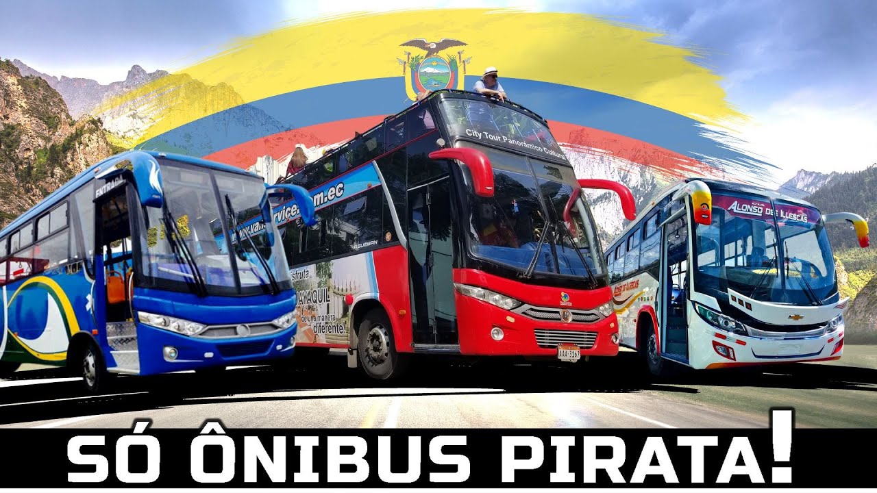 SÓ FRANKESTEIN!! OS MAIS EXÓTICOS ÔNIBUS DO EQUADOR | A MARCOPOLO PODE PROCESSAR?