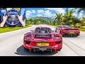 Porsche 918 Spyder - Goliath Race - Forza Horizon 5 | Steering Wheel Gameplay