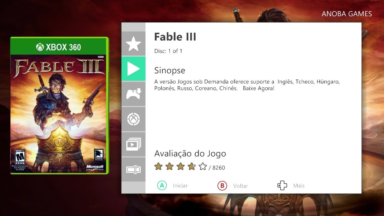 15 Minutos Jogando: Fable III (Xbox 360) Full HD - 1080