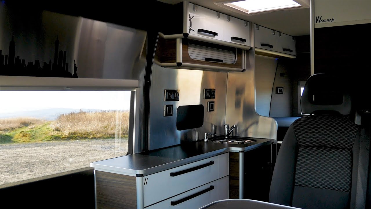 Ducato III L3H2 Campervan motorhome, webasto plywood camper kamper homemade 4k uhd