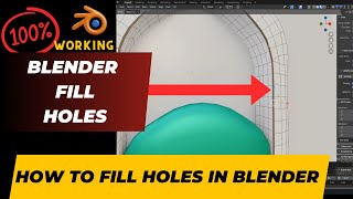 how to fix holes in mesh blender - blender tutorial: different ways to fill holes🤷‍♀️