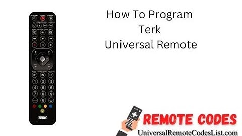 How to Program Terk Universal Remote Codes [2025]