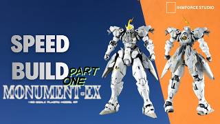 FULL BUILD Monument EX 160 Scale Plastic Model Kit - PART 1