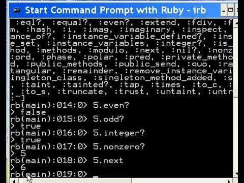 Ruby Method Execution irb