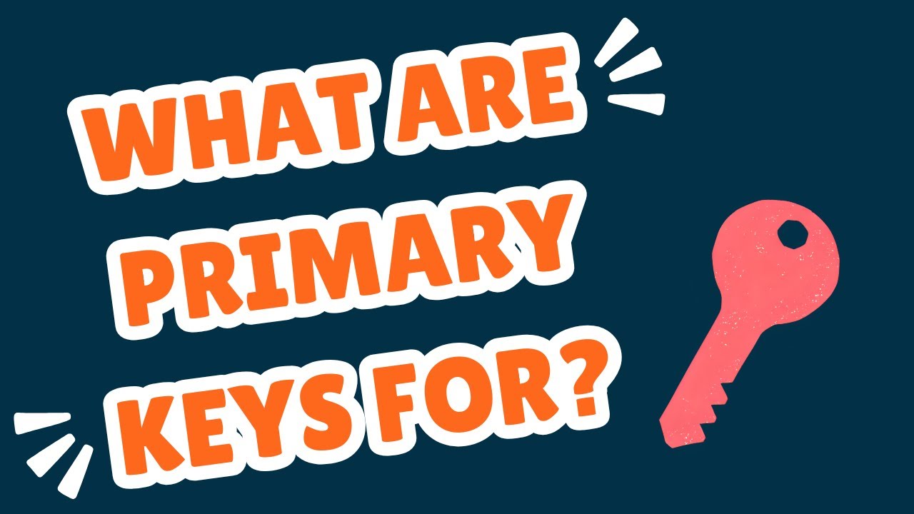 What Are Primary Keys in SQL? Explained with Examples - YouTube
