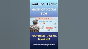 Digital Sum Magic Equation | Solve Big Equations in Seconds 🚀 | Math Shortcut Trick