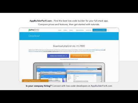 phpGrid.com (@phpGrid) phpgrid.com pricing plans (on Nov. 10, 2022)
