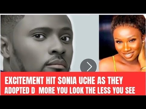 Excitement hit Sonia Uche as D adopted the more you look the less you see#fyp#trending#youtube#vlog