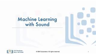 Welcome to the course Machine Learning with Sound