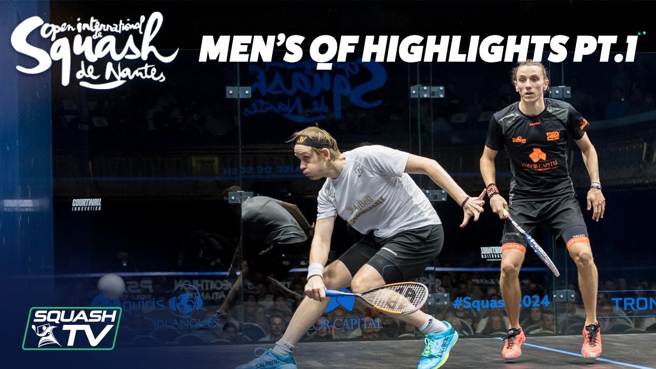 Squash Men's Quarter Final Roundup Pt.1 Squash de Nantes YouTube