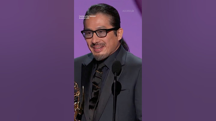 ‘Shōgun’ actor Hiroyuki Sanada gives an emotional speech after winning Best Actor in a Drama #emmys
