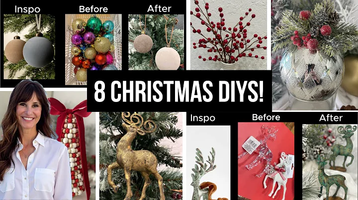 8 High-End Christmas DIYs | Dollar Tree Dupes Inspired by Crate & Barrel, West Elm & Magnolia