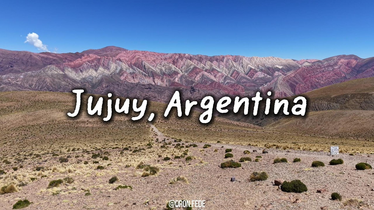Jujuy Argentina 4K | Stunning Andes Mountain Landscapes | Relaxing Nature Video