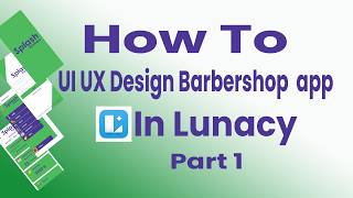 UI UX Design Barbershop  app splash screen part 1 screenshot 5