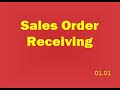 Sales Order Receiving