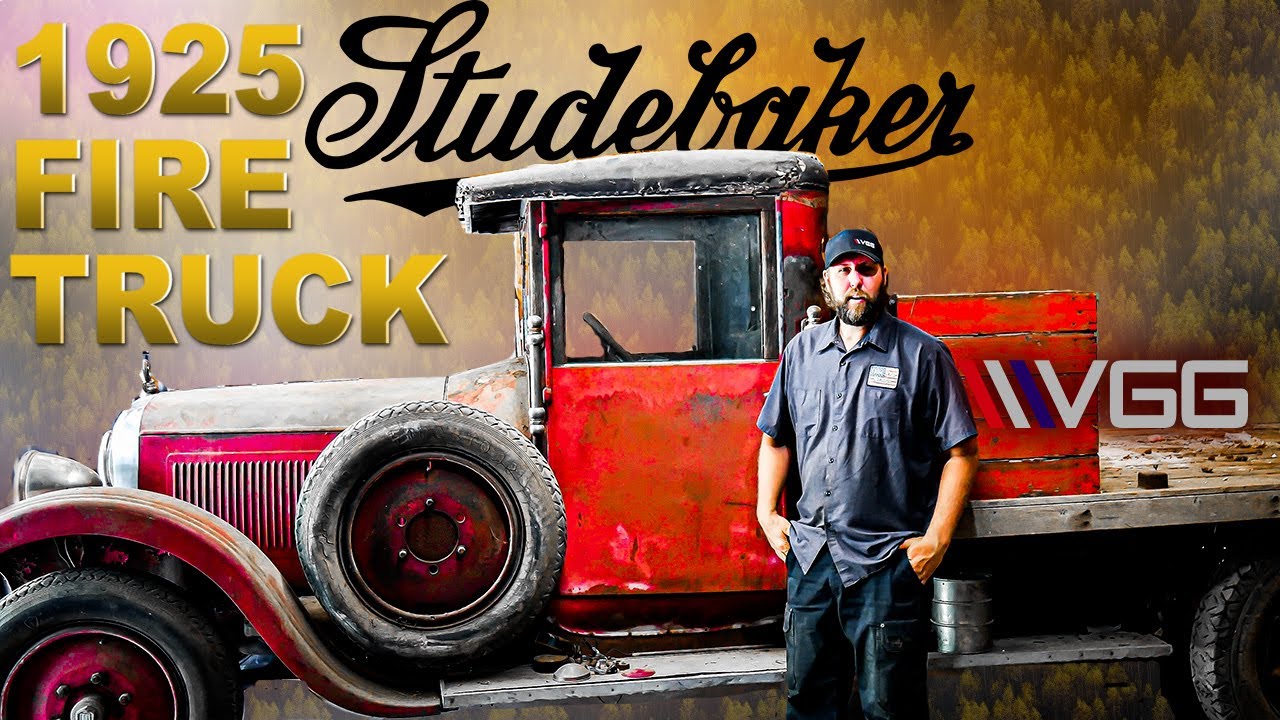 Forgotten 1925 Studebaker HEARSE FIRE TRUCK Will It RUN AND DRIVE