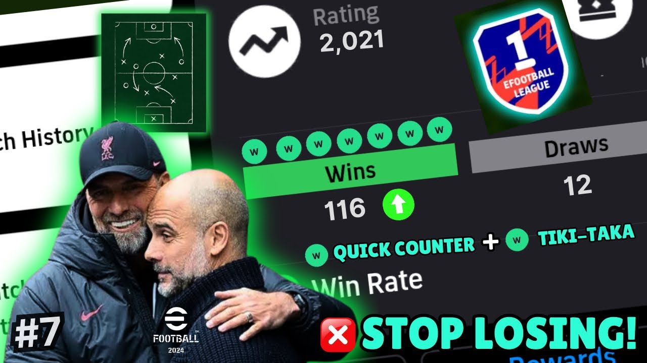 Most Powerful Formation In eFootball 🐐🔥 #7 | Quick Counter Tiki-Taka ...