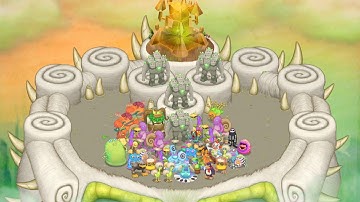 My singing monsters: Wublin island on Composer island!