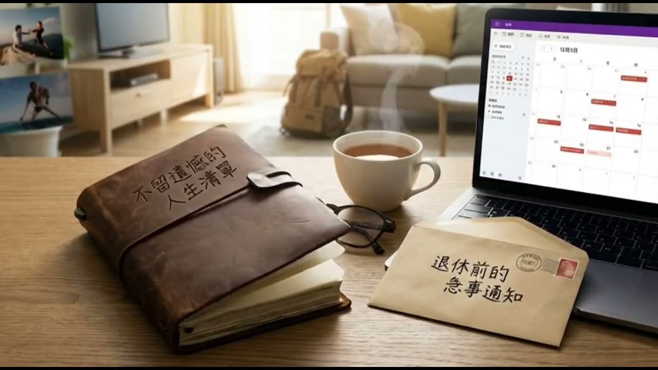 別再等退休，人生今天就開始