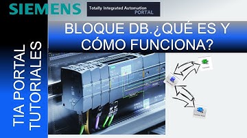 Siemens TIAportal BLOQUE DB Y tipos de datos UDT  🌟 curso TIA portal DESDE 0 #6