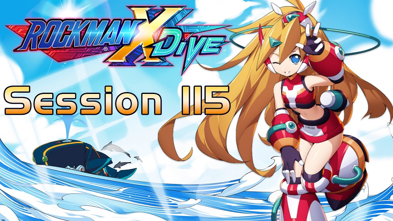 Mega Man X DiVE - Session 115: Rockman Ciel Swimsuit Edition
