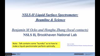NSF's ChemMatCARS Soft Matter Interface Interest Group Seminar - 20250212 screenshot 5