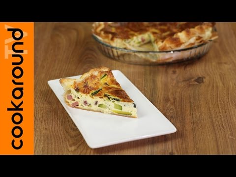 Torta salata speck e zucchine | Ricette torte salate e rustici