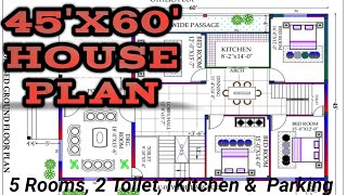 Free 45x60 House Plan Watch Online Khatrimaza