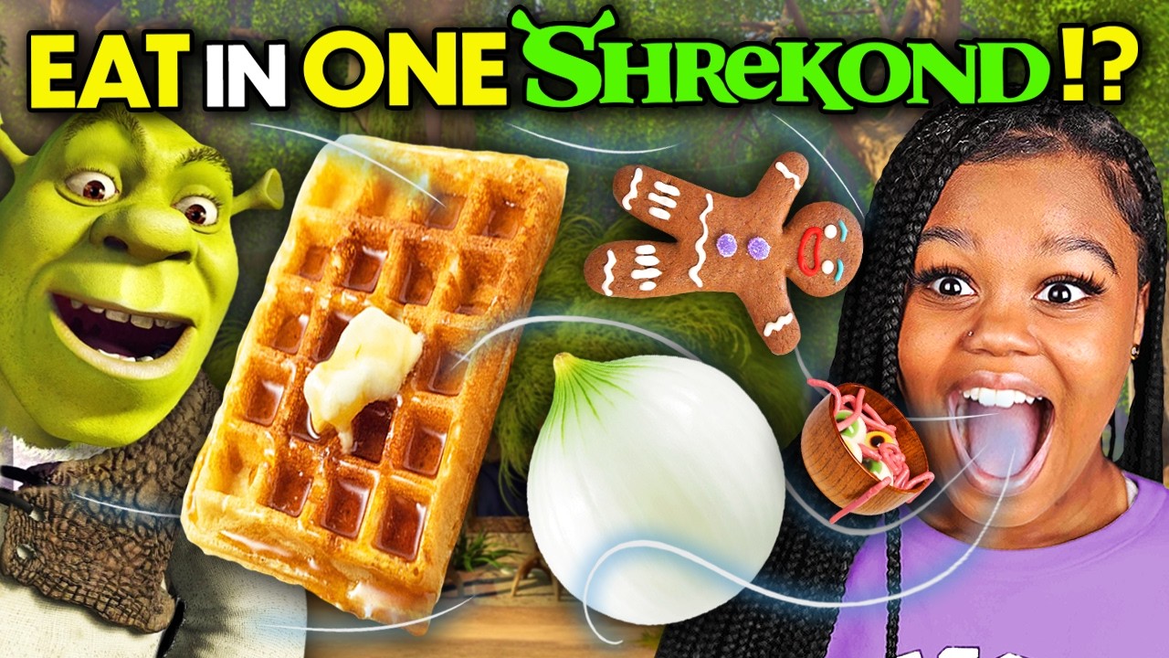 Eat In One Second Shrek (Waffles, Gingerbread Man, Friar Fat Boys