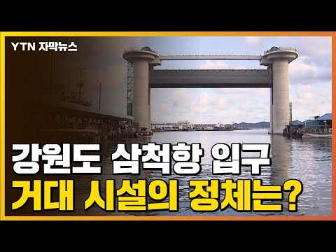 [자막뉴스] 강원도 삼척항 입구, 거대 시설의 정체는? / YTN