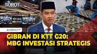 Wapres Gibran Bicara soal MBG di KTT G20: Investasi Strategis Indonesia