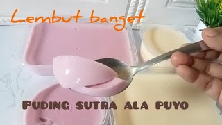 puding sutra ala puyo//silky puding//puding lembut screenshot 2