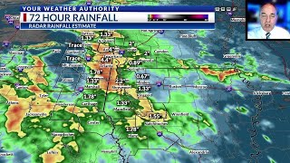 Dry weather returns with above normal temperatures