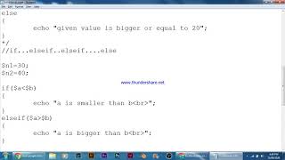 PHP Conditional Structure | If | If..else | If..elseif..else | Switch case | While Loop (Gujarati)