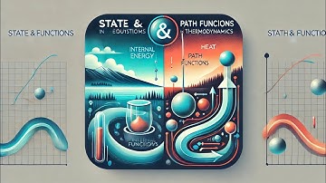 State & Path Functions in Thermodynamics with Examples II Description 👇👇👇👇