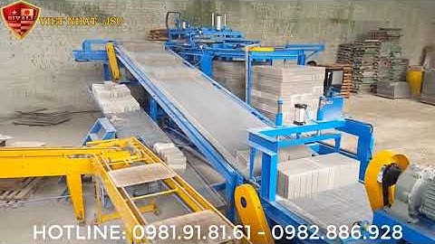 Máy bốc xếp gạch không nung tự động - NHANH - HIỆN ĐẠI - GIÁ RẺ. 0982.886.928