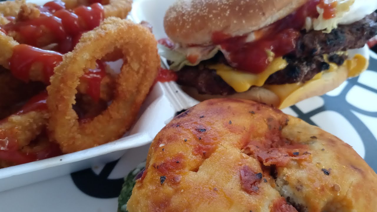 MUKBANG PORTILLO'S!! DBL CHEESEBURGER, GRILLED PORTOBELLO SANDWICH