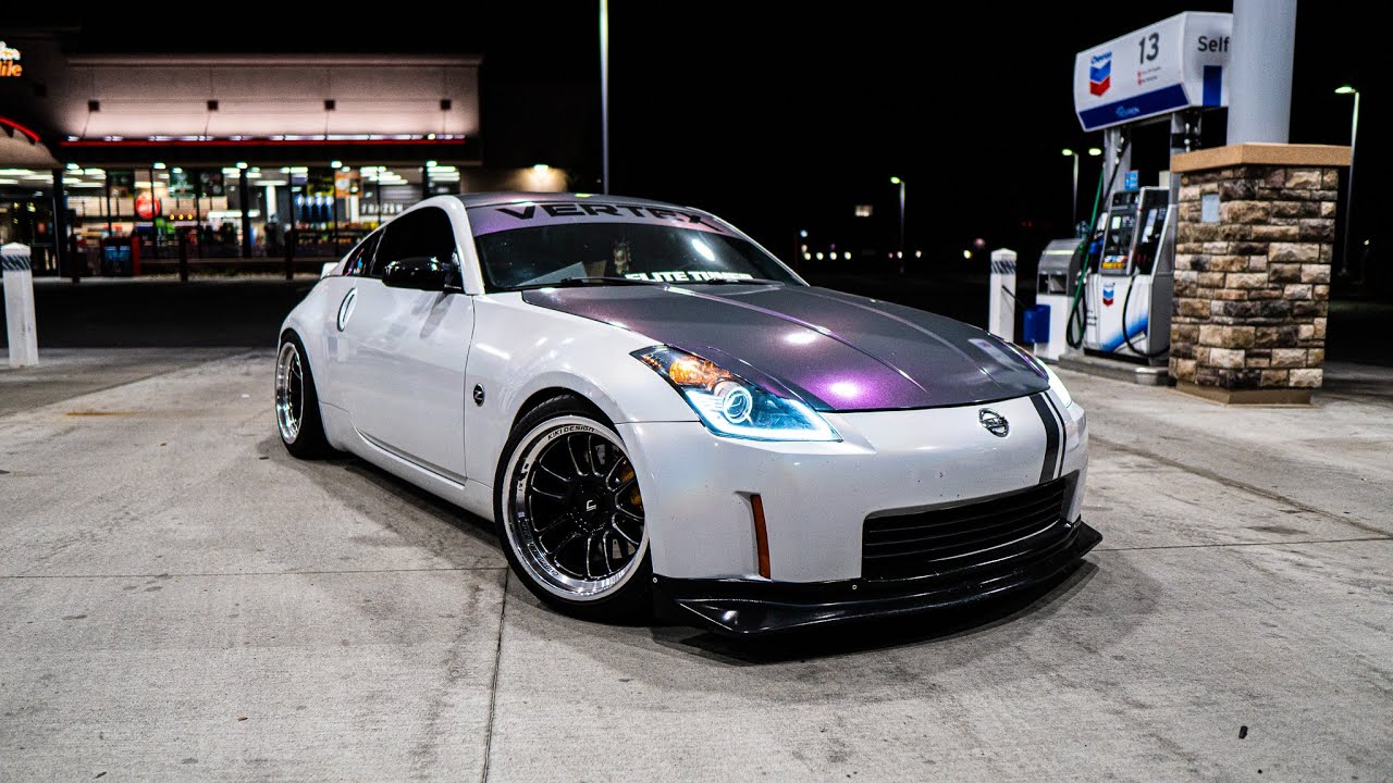 SLAMMING A 350Z! Fortune Auto Coilovers Install Nissan 350z BUILD