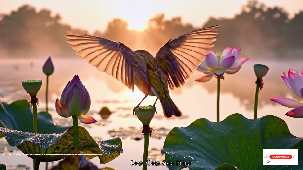 Relaxation And Meditation With Soft Dawn Birdsong And Flowing Forest Water Sounds