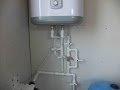 Как установить водонагреватель со сливом на зиму