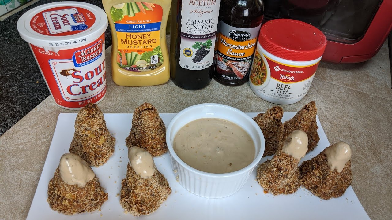 Air Fryer Cooked Beef. Oven Baked Beef Croquettes And Worcestershire Dip YouTube