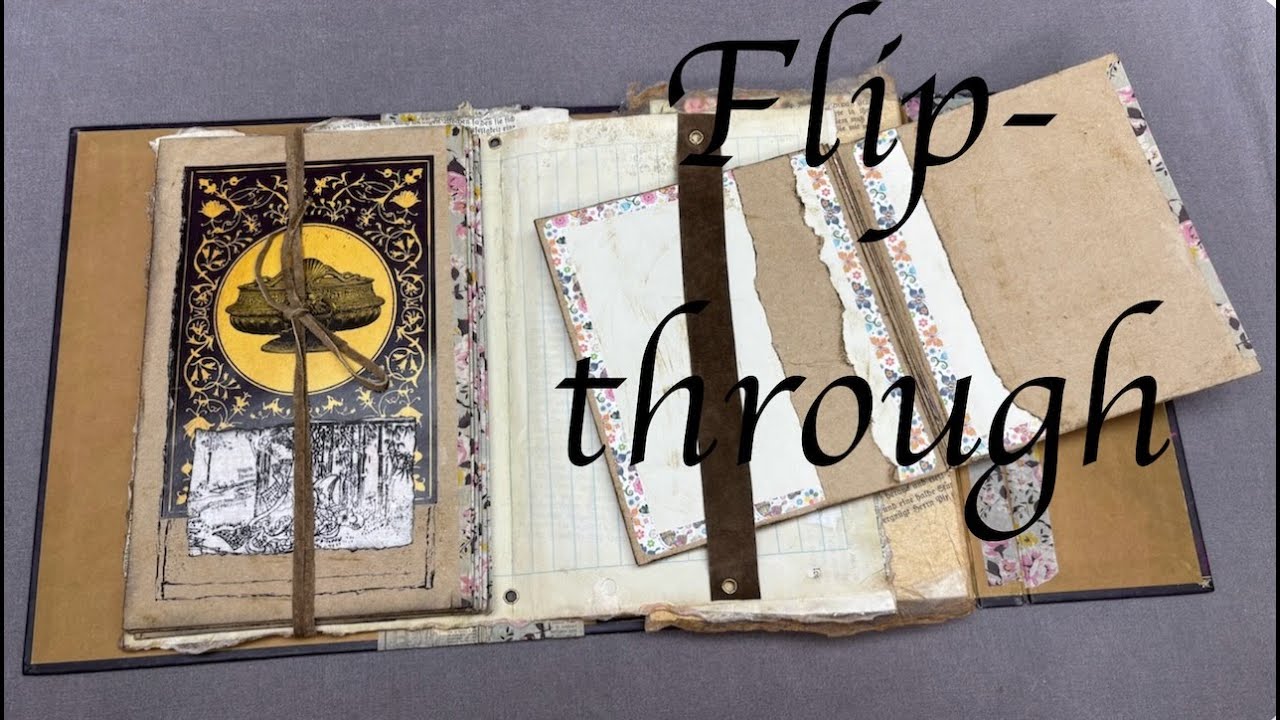 Flip-Through Purple Writing Journal - paper sounds only - 