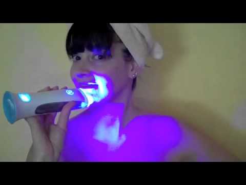 Using Blue light device once a day destroys Acne bacteria and prevents spots from errupting