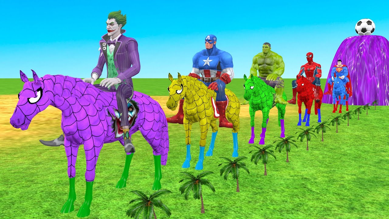 Crazy Long Slide Game With Cow Elephant Gorilla Hippopotamus Tiger 3d Animal Game Funny 3d Animals