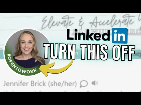 Video: Bagaimana cara menghentikan buka untuk bekerja di linkedin?