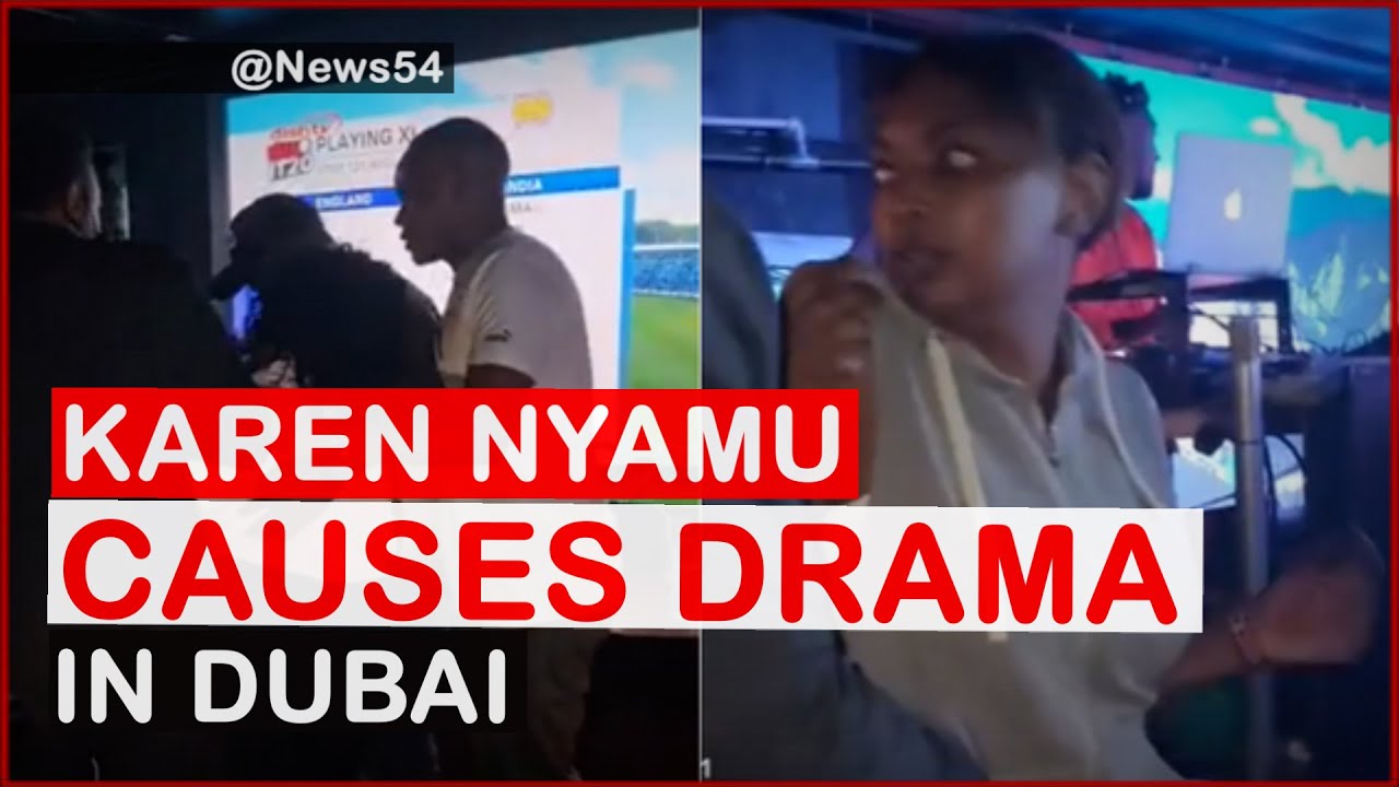 Drunk Senator Karen Nyamu Causes Drama In Dubai Night Club News54