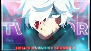 Hell's Paradise Season 2 Trailer [ 4K ] | Twixtor Clips For Edits | Hell's Paradise Season 2