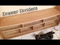 Building Curved Drawer Dividers for the Tool Cabinet - Part 3 - Cabinetmaking