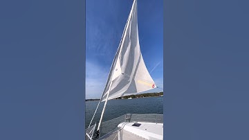 Flying and furling a code zero sail!